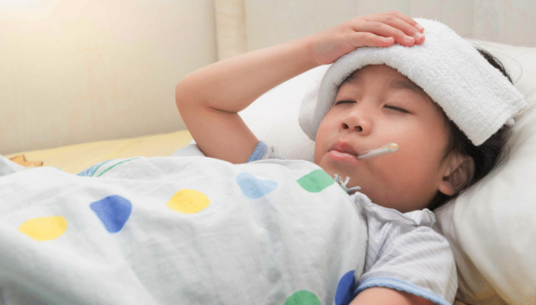 childhood fever with no other symptoms