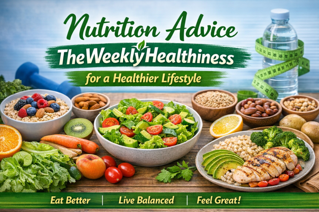 Nutrition Advice TheWeeklyHealthiness for a Healthier Lifestyle nutrition advice theweeklyhealthiness