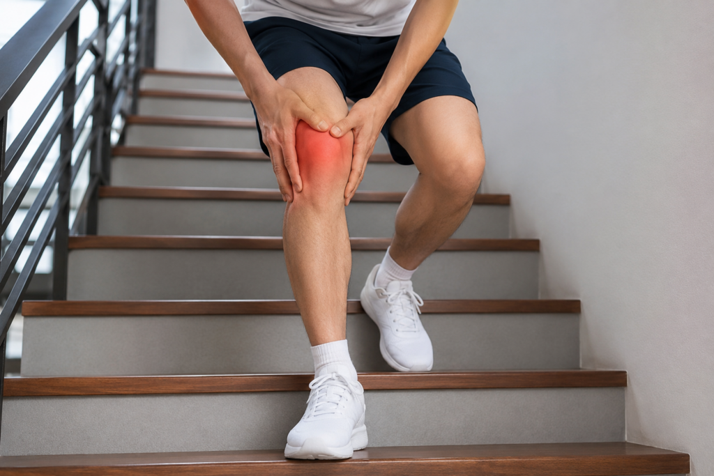knee pain walking up down stairs